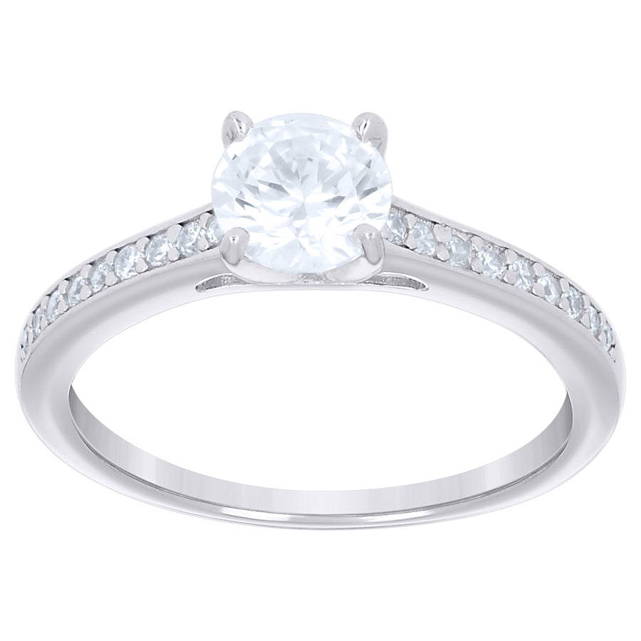 925 Sterling Silver CZ Ring S5-S9