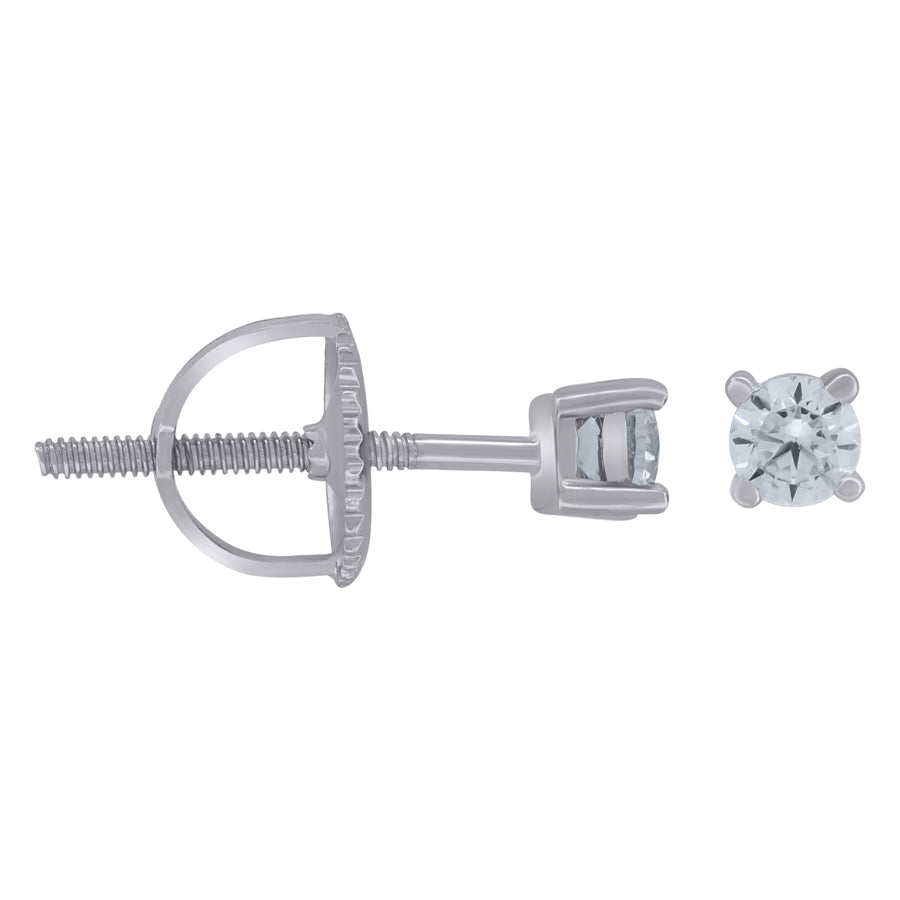 925 Sterling Silver 3mm Round Stud Earrings