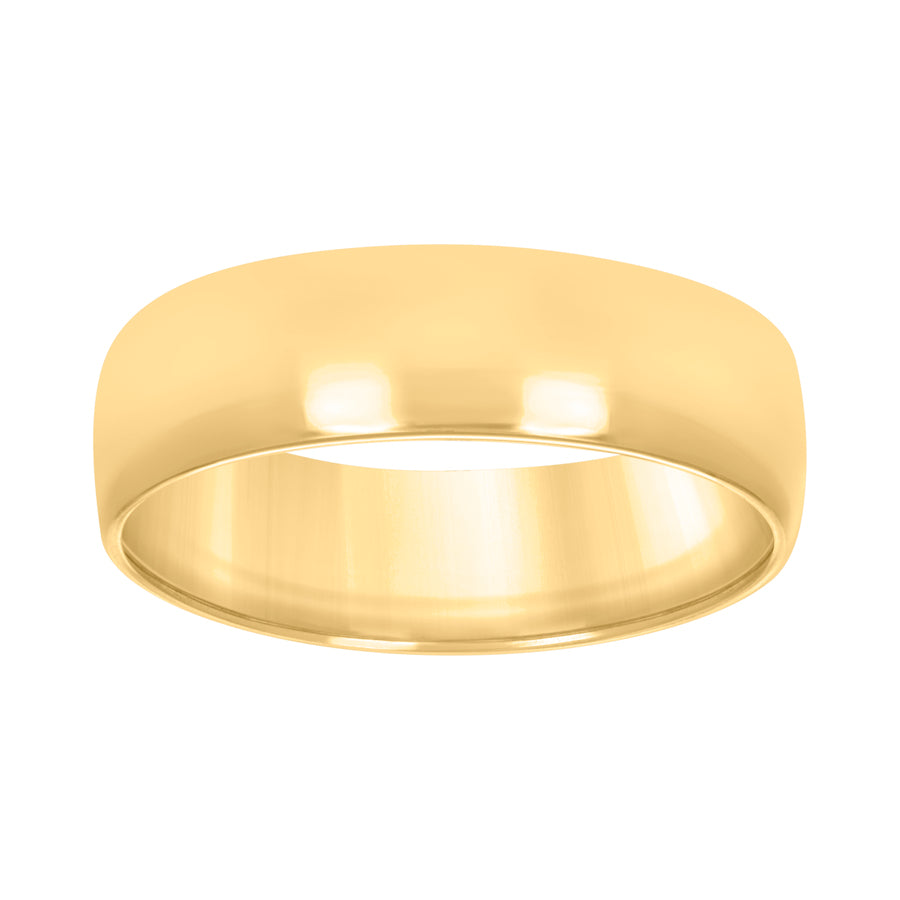 10Kt Gold Regfit Wedding Band 6Mm