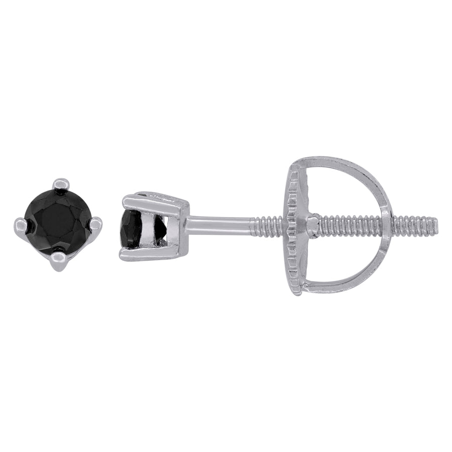 3mm-Round Cz-Stud Screw Back