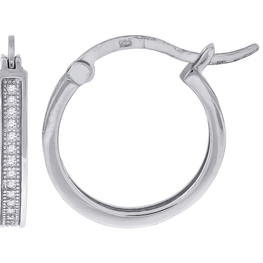 925-Cz Micro-Pave Earrings