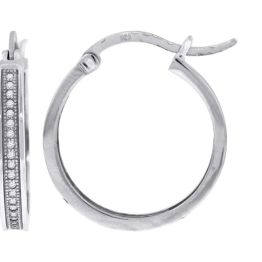 925-Cz Micro-Pave Earrings