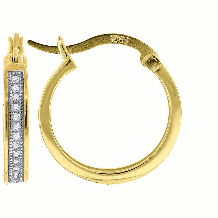 925-Cz Micro-Pave Earrings