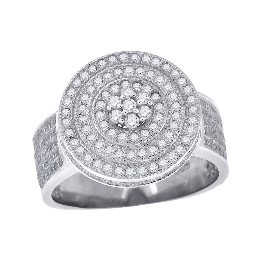 925 White-Cz Ring