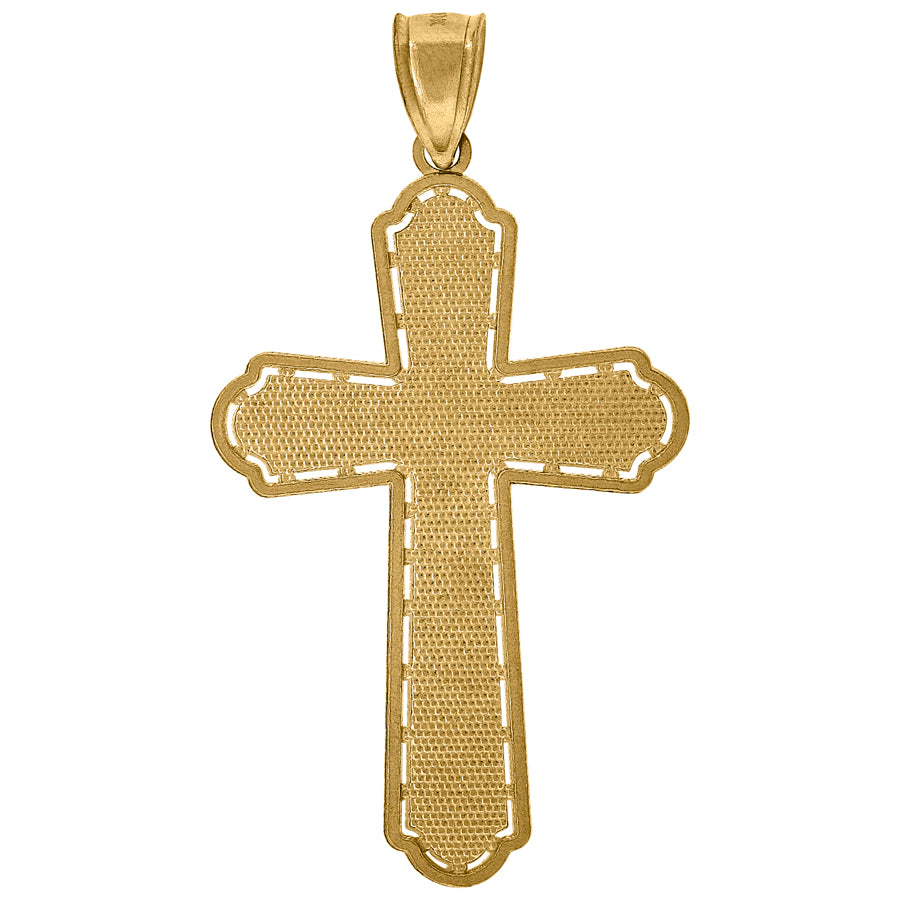 10Kt-Gold Cross Pendant