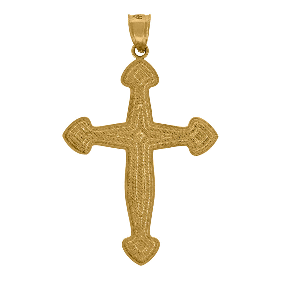 10Kt-Gold Cross Pendant