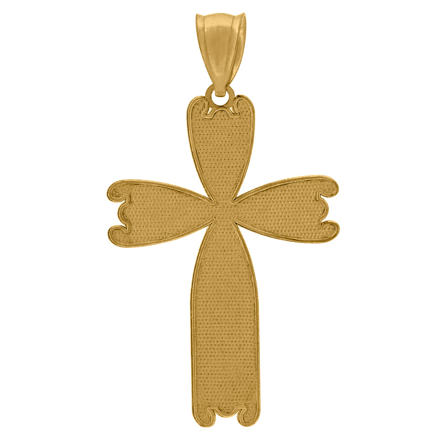 10Kt-Gold Cross Pendant