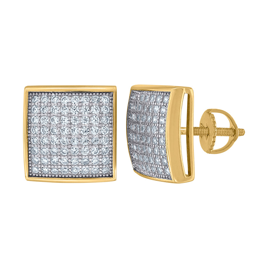 925-Cz-E/Rs Yellow Plating