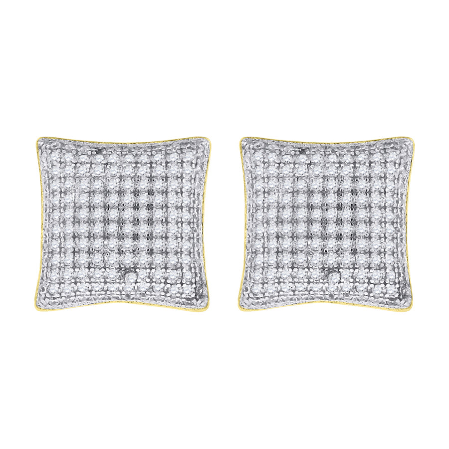 925-Earring Yellow Plating