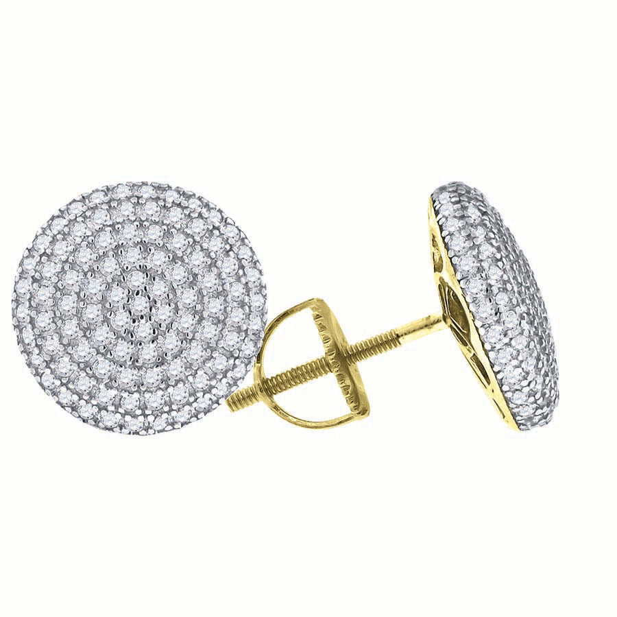 925-Earring Yellow Plating