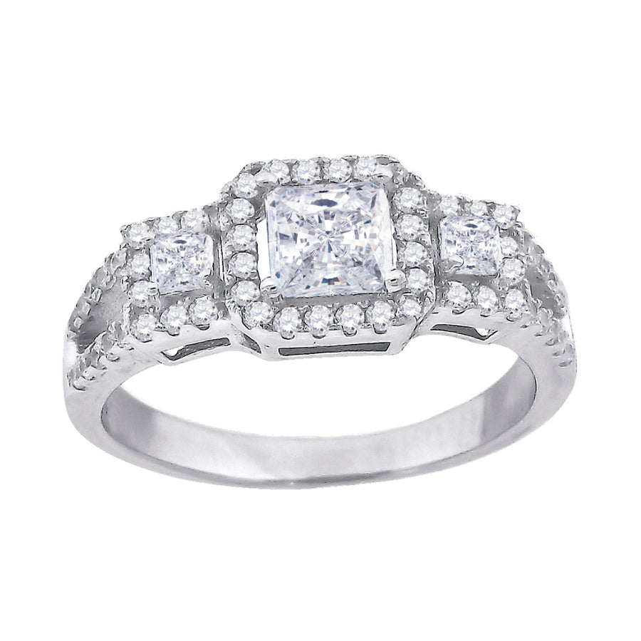 925 Fancy Cz Ring