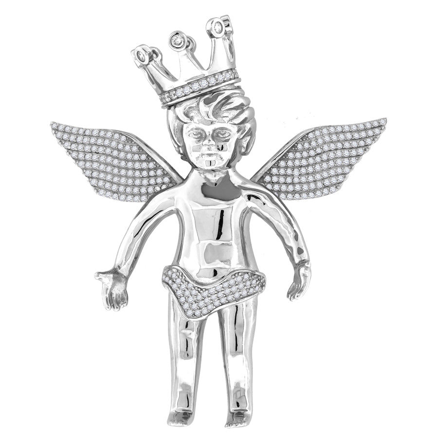 925-CZ Angel Charm