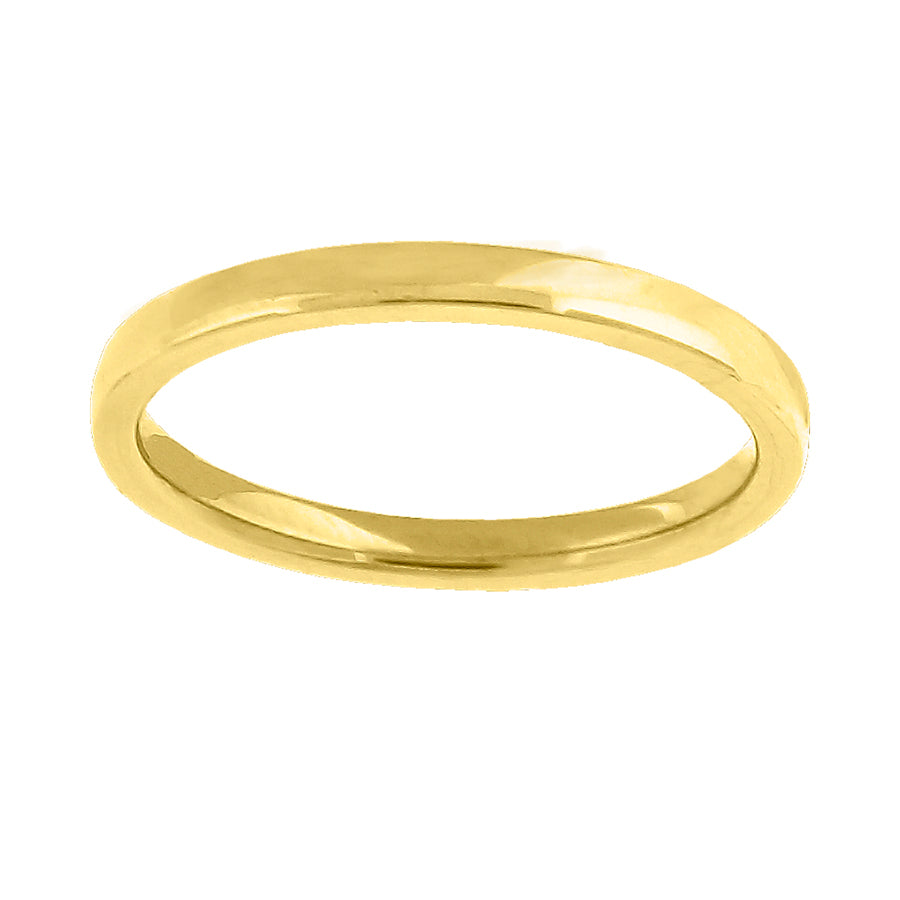 14Kt-Gold 2mm Com.Fit Wedding Band