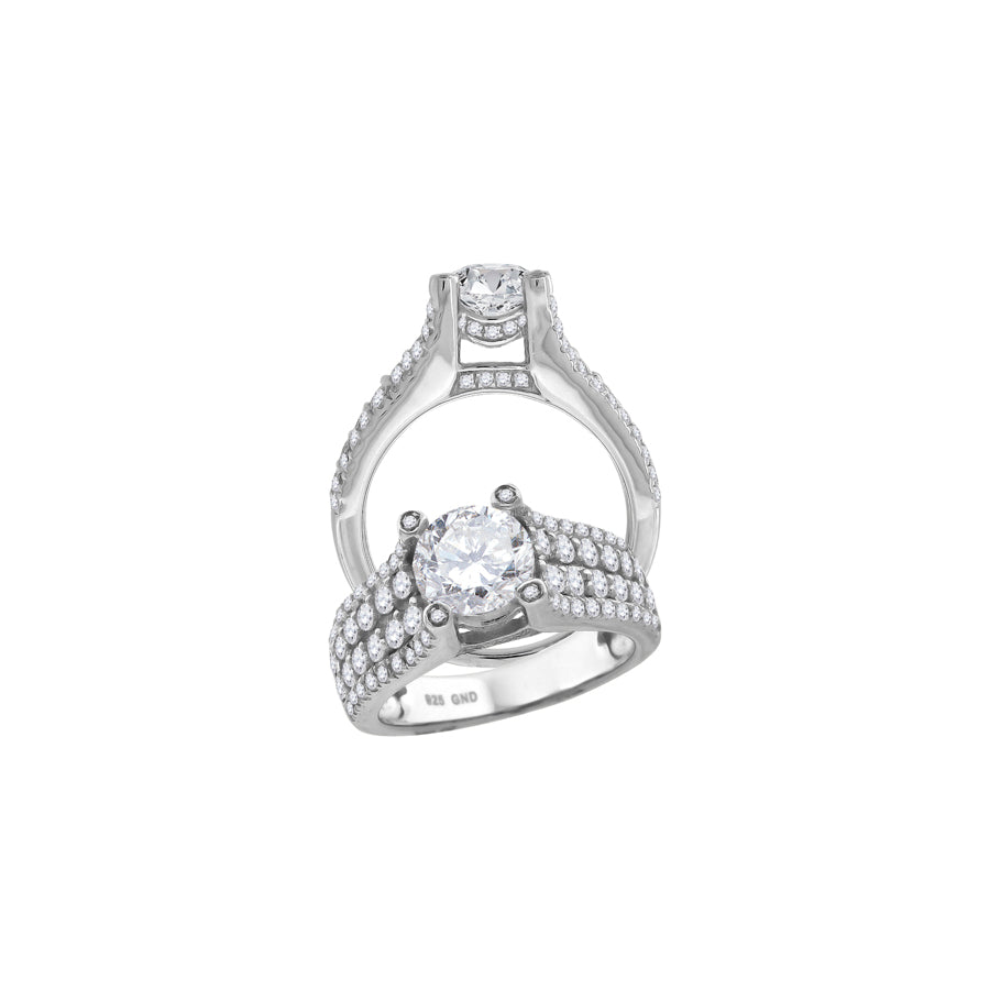 925-Ladies Fancy Cz Rings