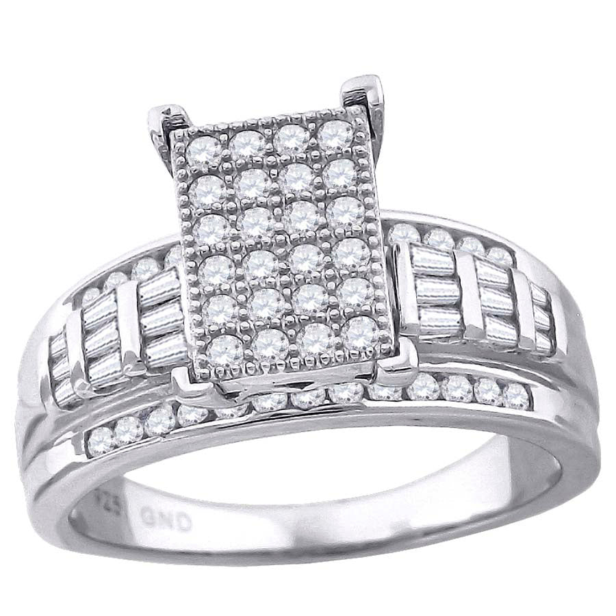 925-Cz Cinderella Ring