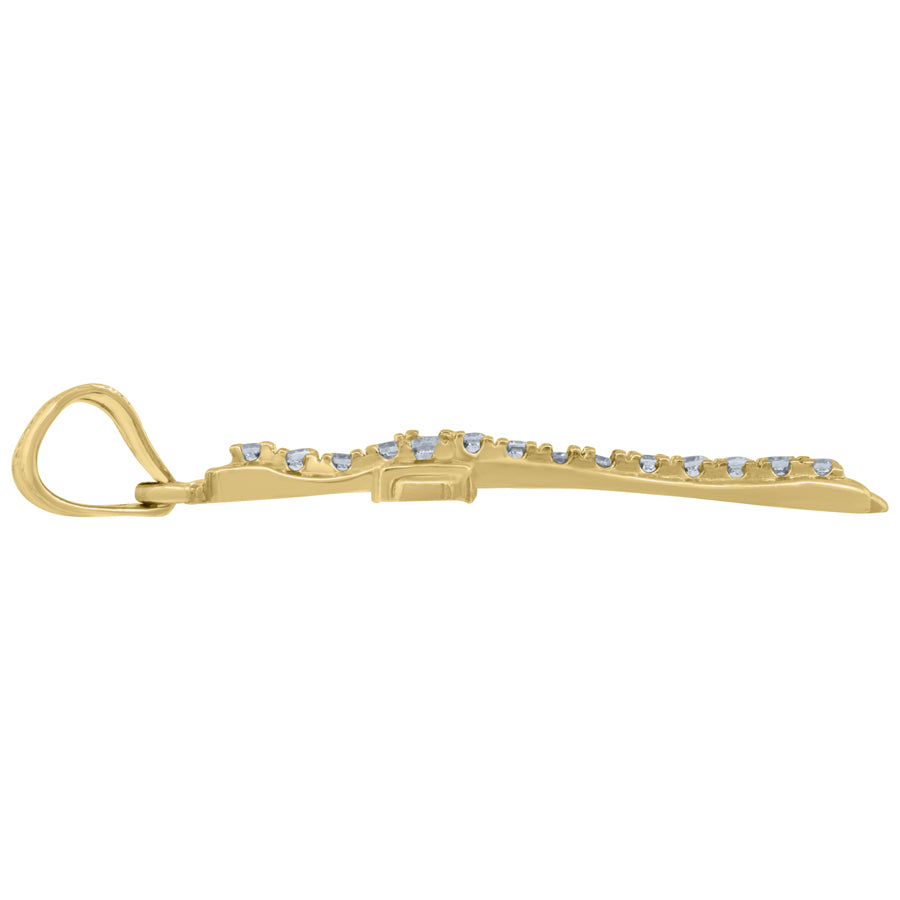 10Kt Gold Cz-Charm