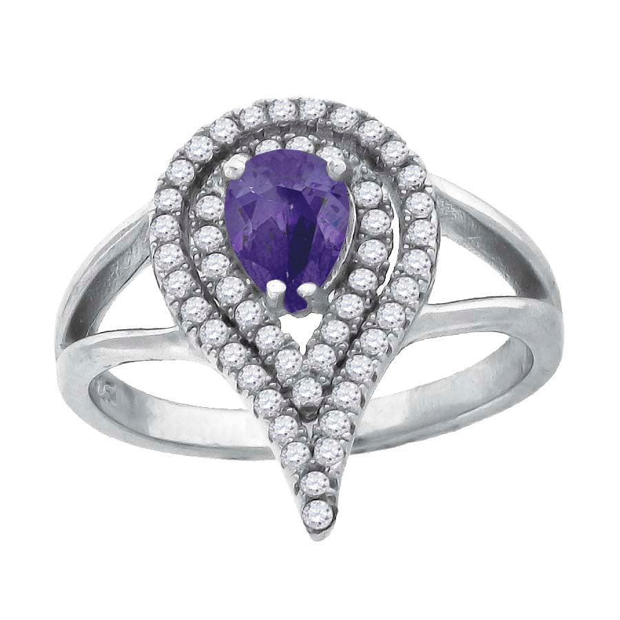 925-Cz Fancy Ring