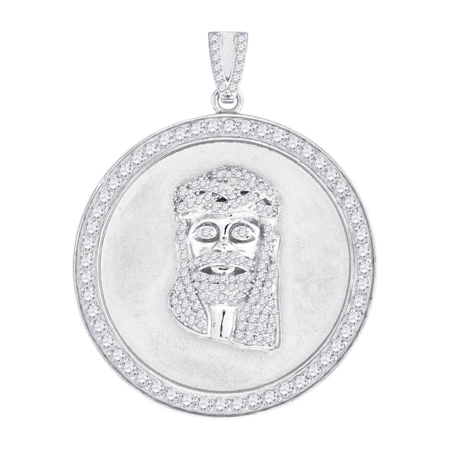 925 Jesus-Head Medallion