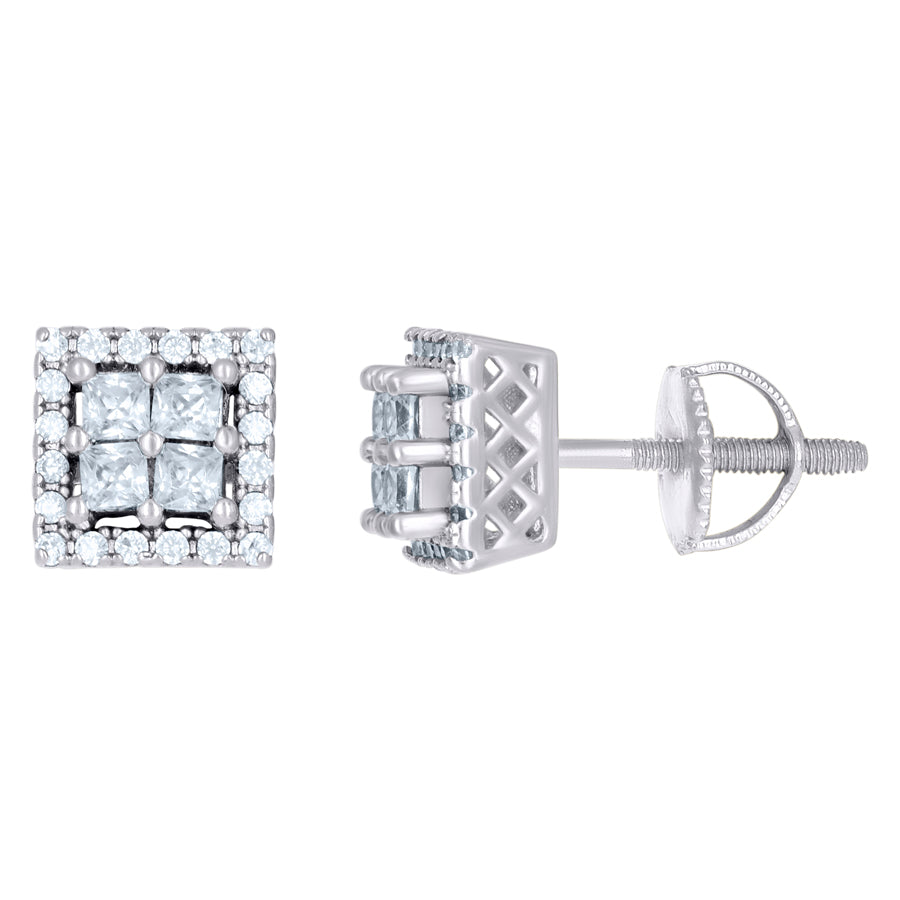 925 Sterling Silver Cz Earrings