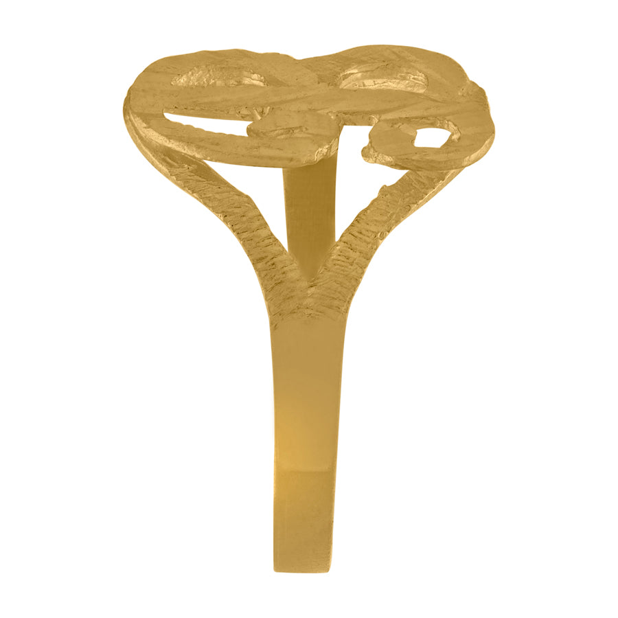 10Kt Initial Ring