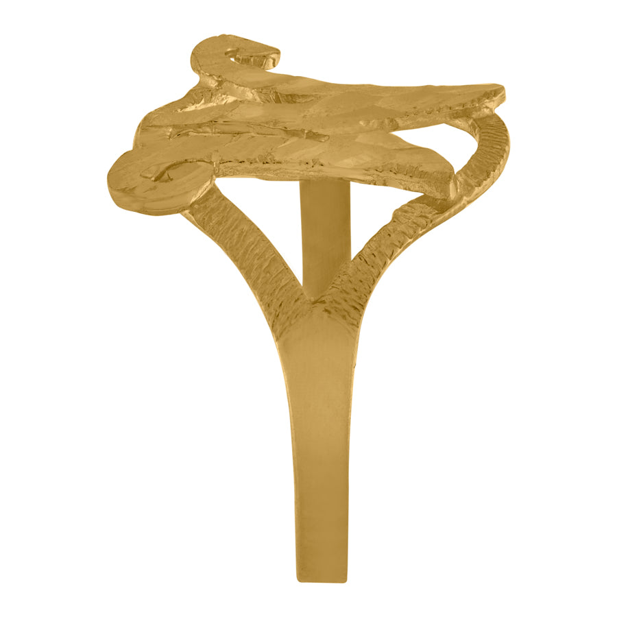 10Kt Initial Ring