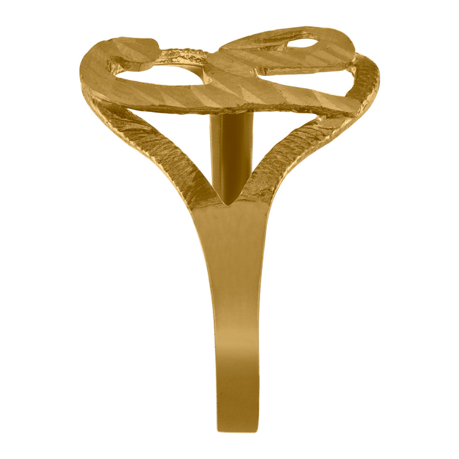 10Kt Initial Ring