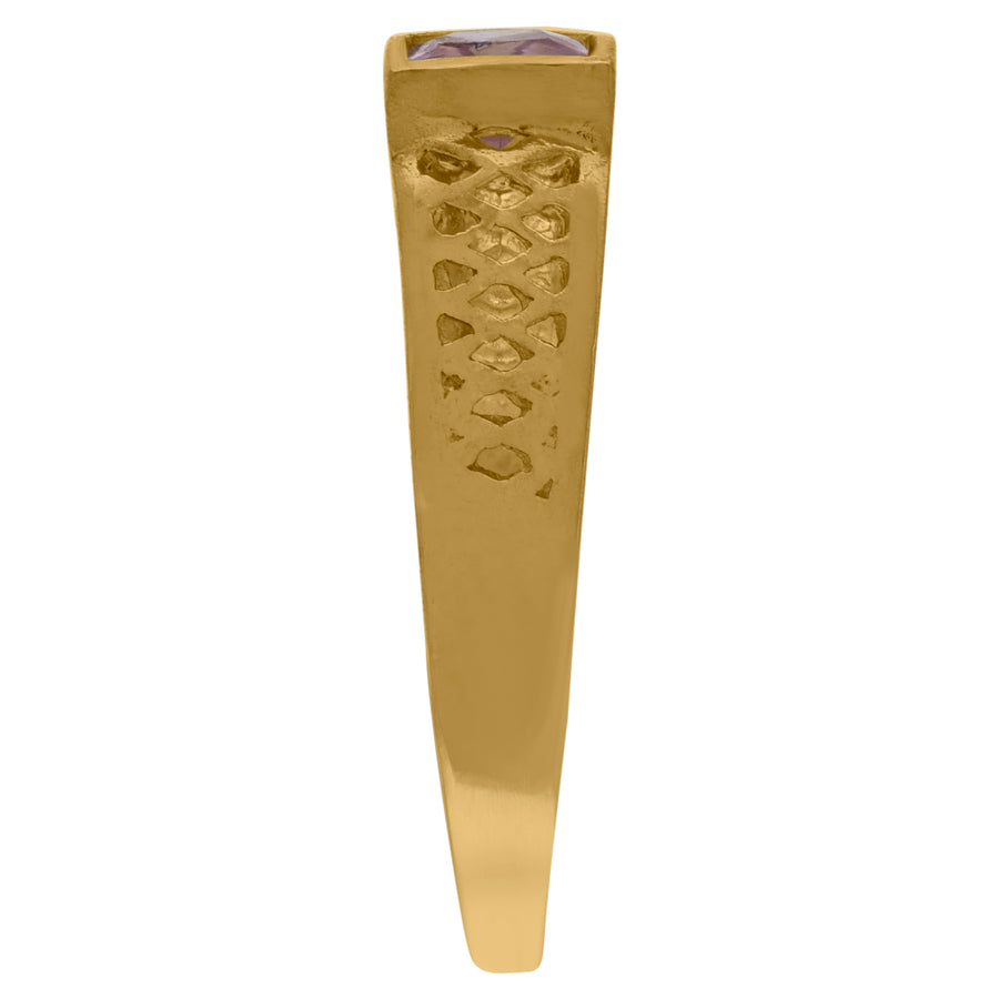 10Kt Gold Cz Baby Ring