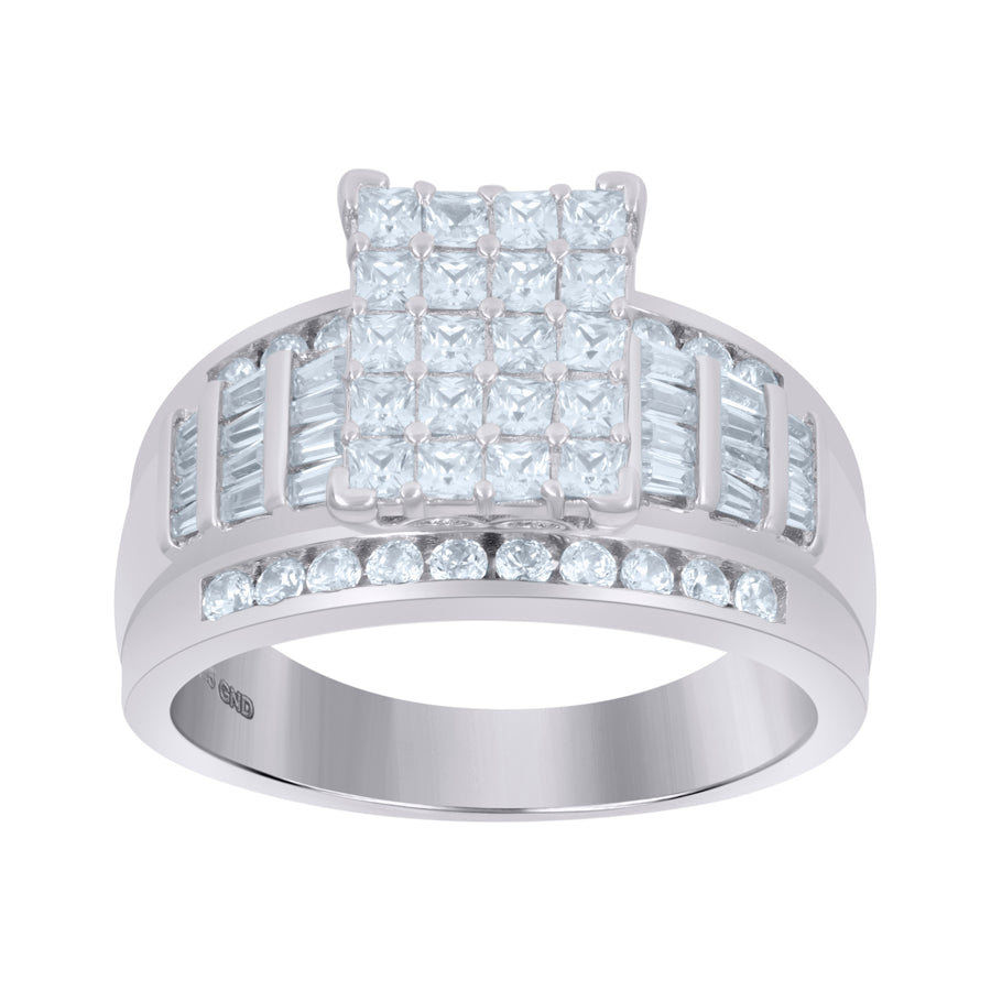 925-Cz Cinderella Ring