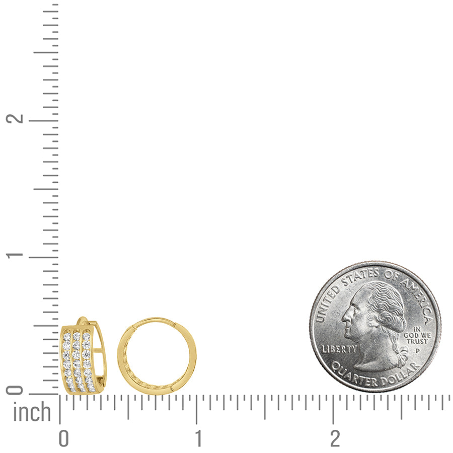 10Kt Gold Hoop Earrings