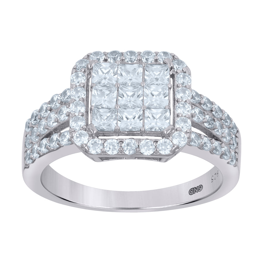 925 Fancy Cz Ring