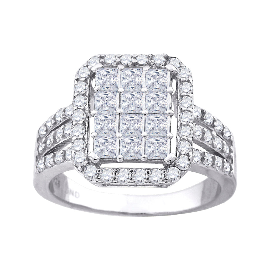 925 Fancy Cz Ring