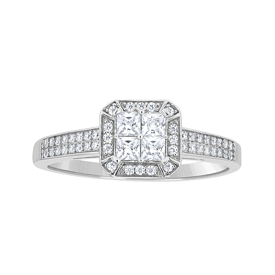 925 Fancy Cz Ring