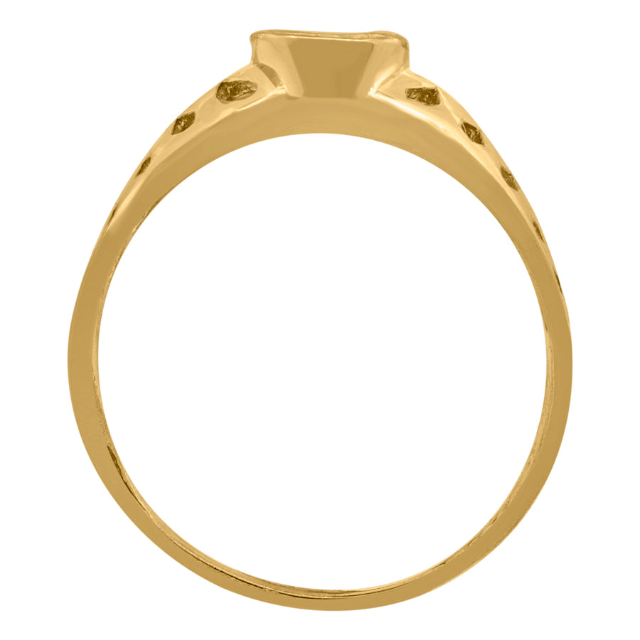 10Kt Gold Cz Baby Ring