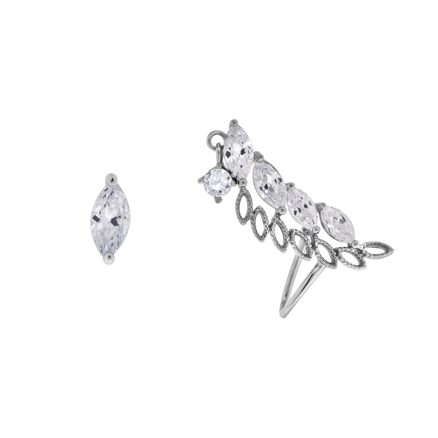 925-Cz Fancy Earring