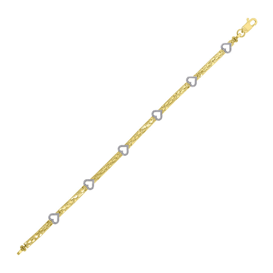 10Kt Gold Bracelet 8"