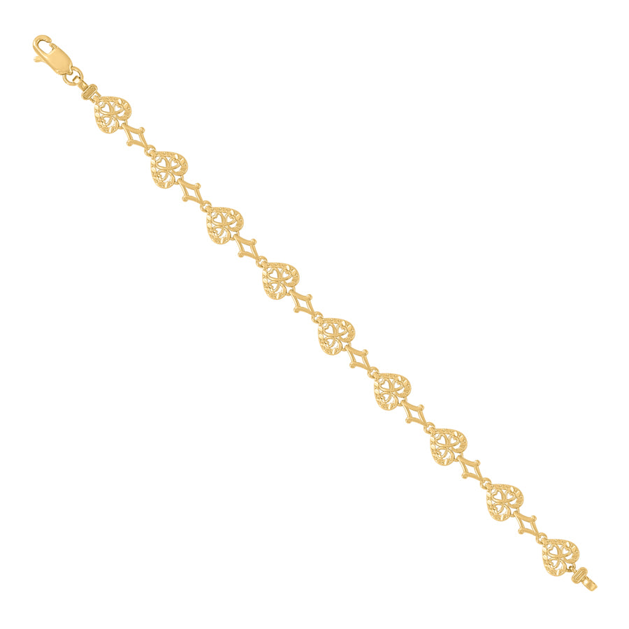 10Kt Gold 7" Bracelet