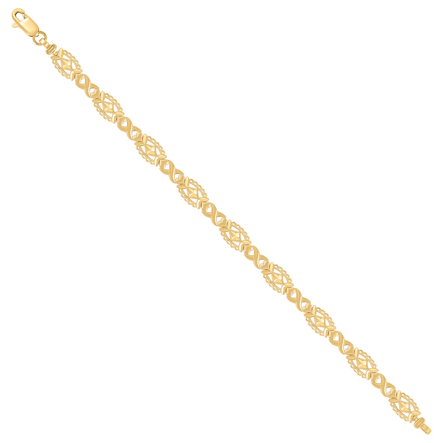 10Kt Gold 8" Bracelet