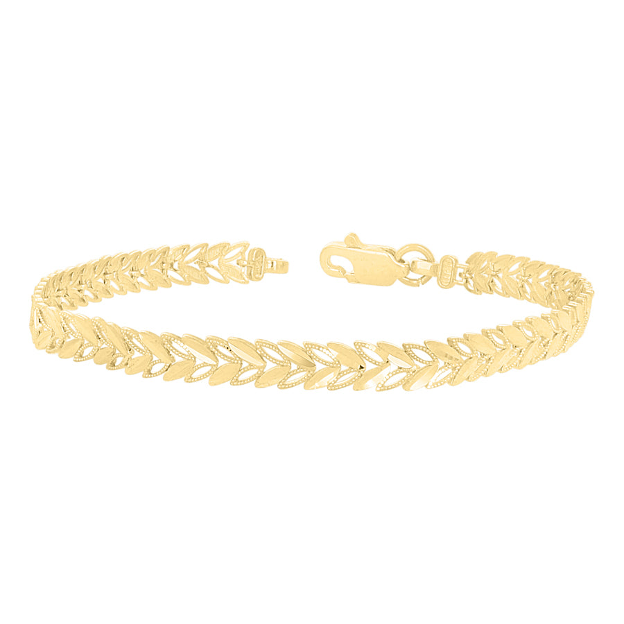 10Kt Gold 7" Bracelet