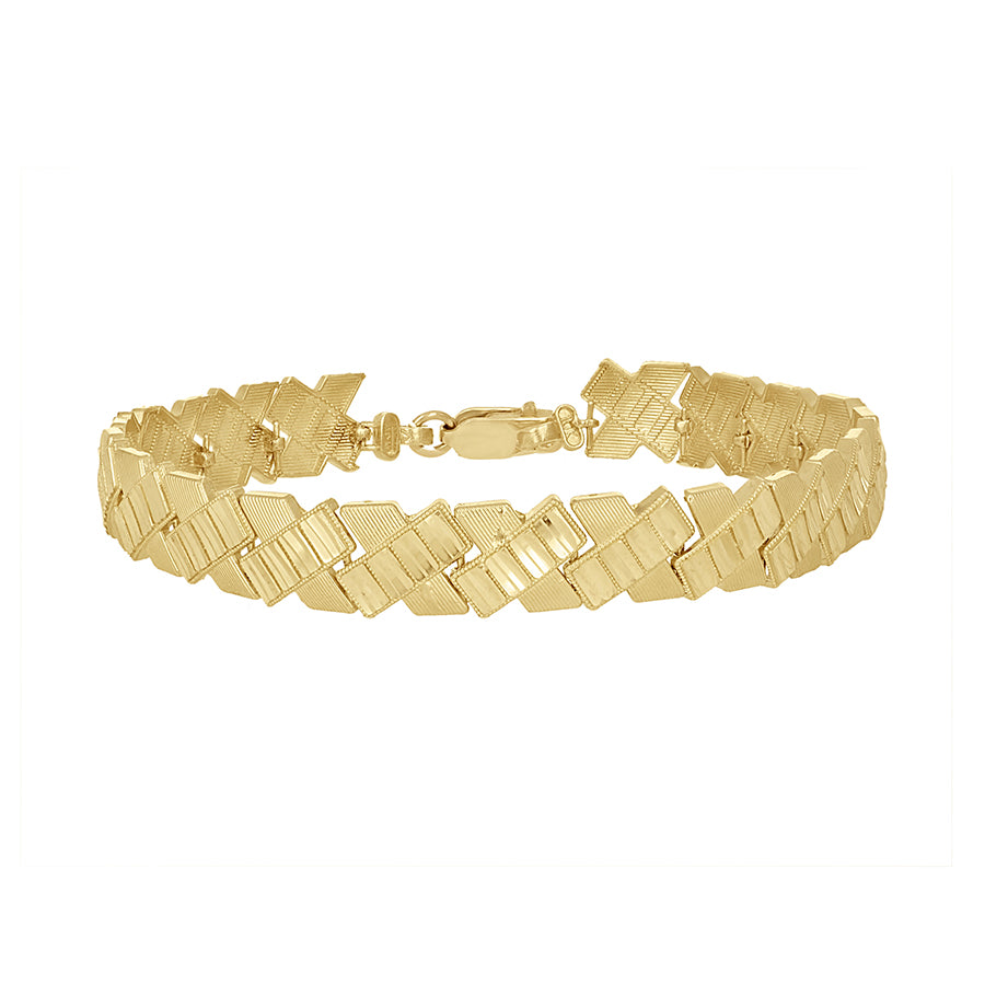 10K Gold 8" Bracelet