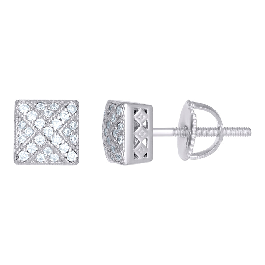 925-Cz Stud Earrings