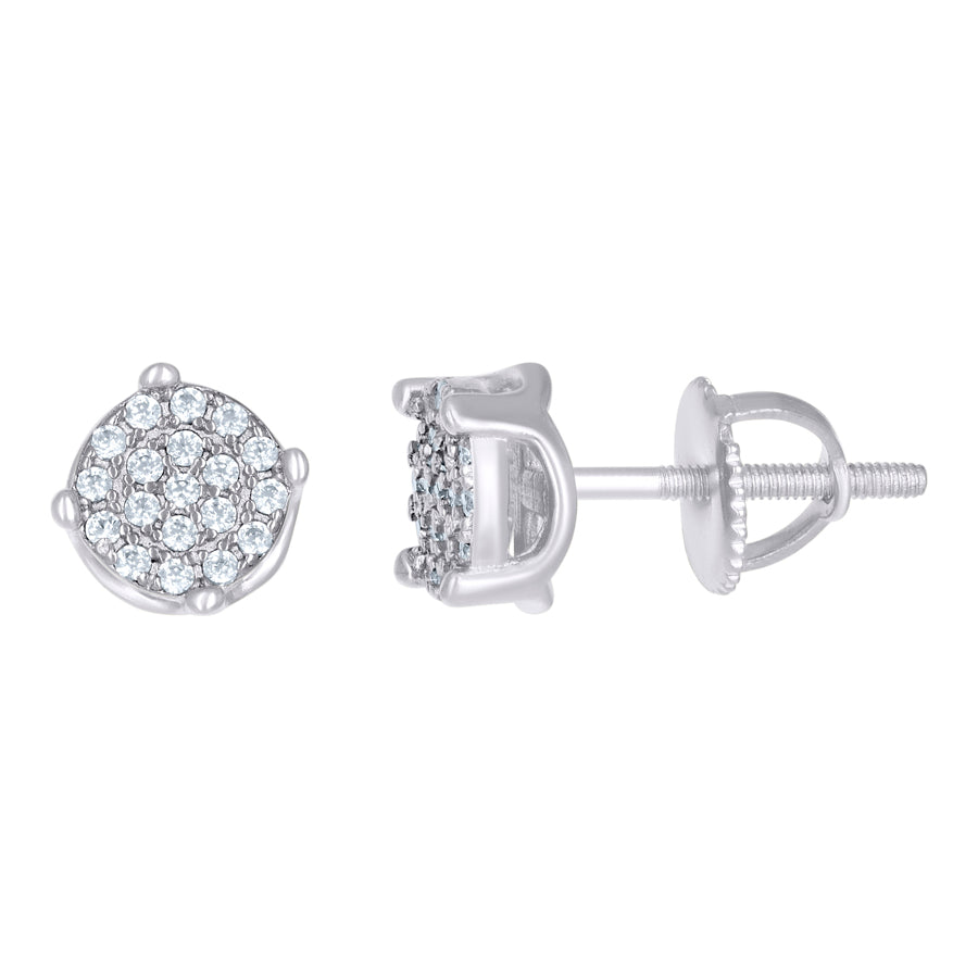 925 Sterling Silver Cz Earrings