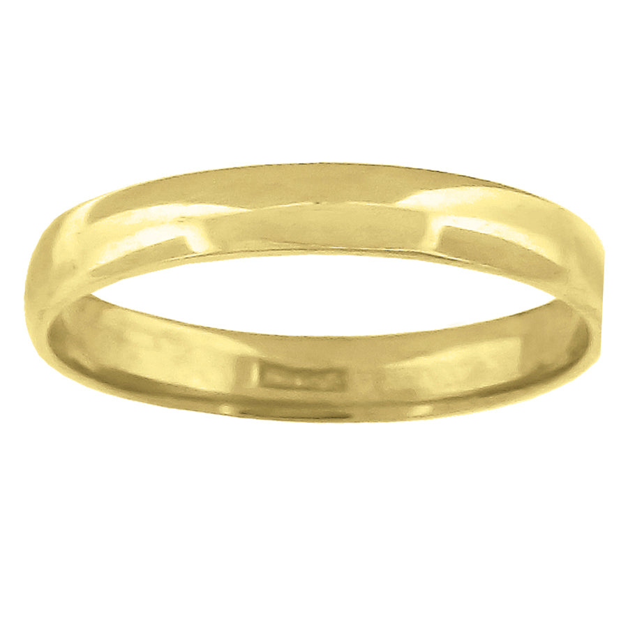 14Kt-Gold 3mm Regular Fit Wedding Band