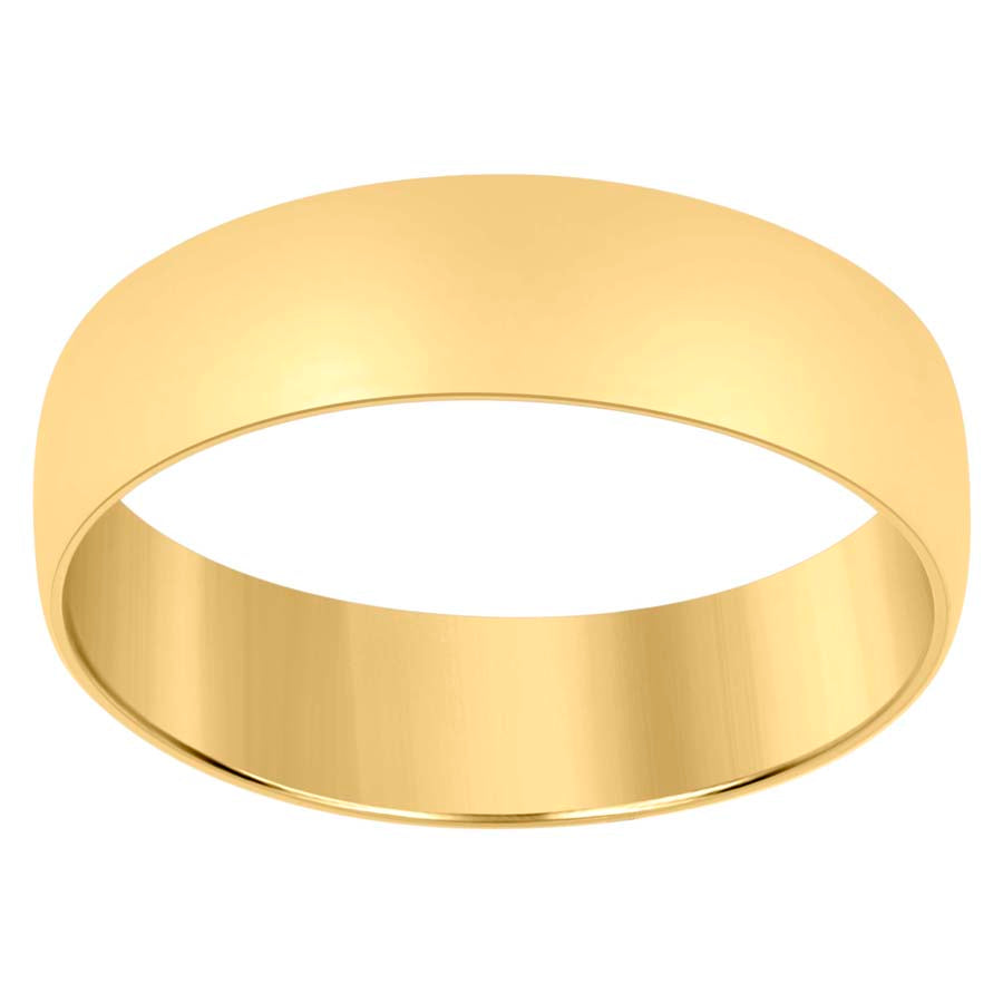 14Kt-Gold 6mm Regular Fit Wedding Band