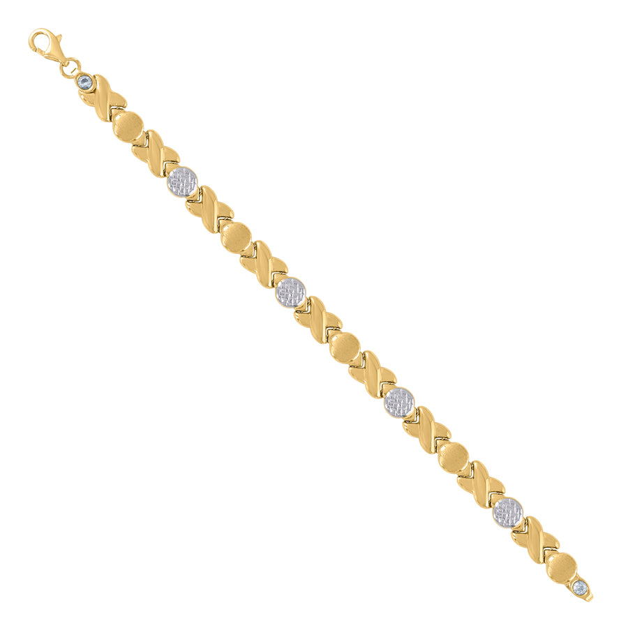 10Kt Gold Turkish Bracelet 7"