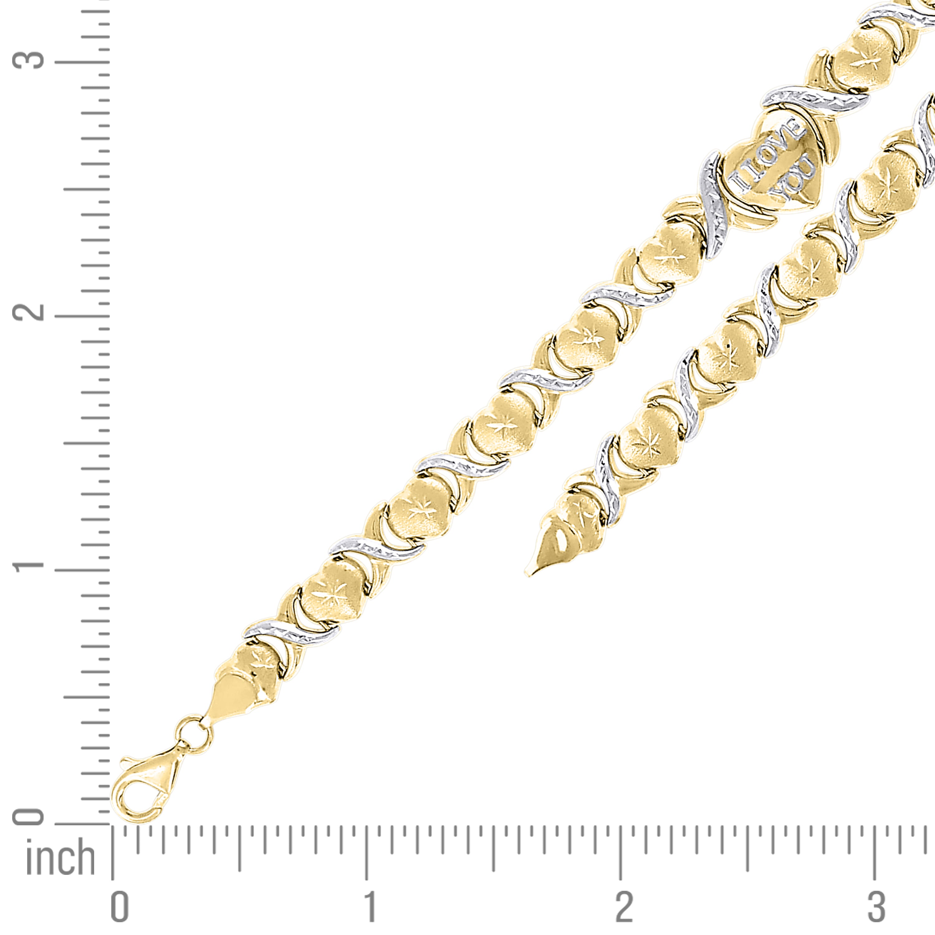 10Kt Gold Turkish Bracelet 8"