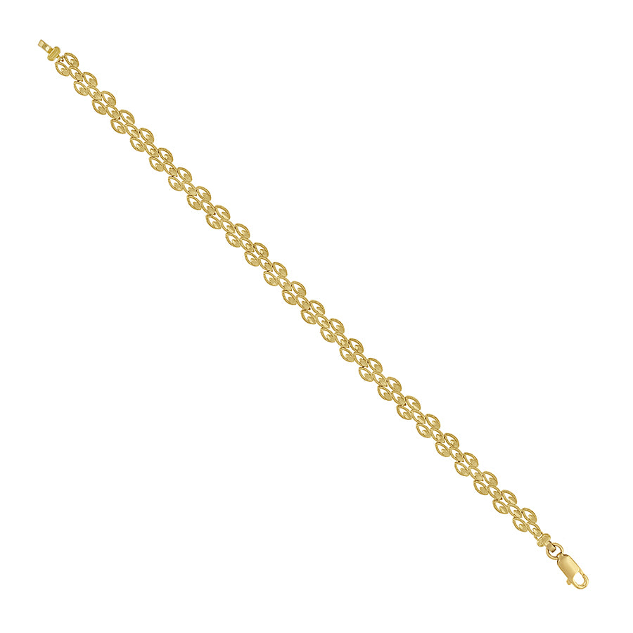 10Kt Gold 8" Bracelet