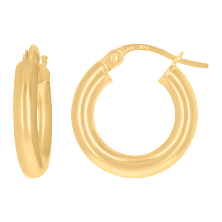 10Kt Gold Hoop Earrings