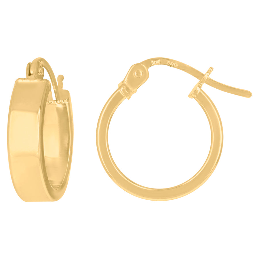 10Kt Gold Hoop Earrings