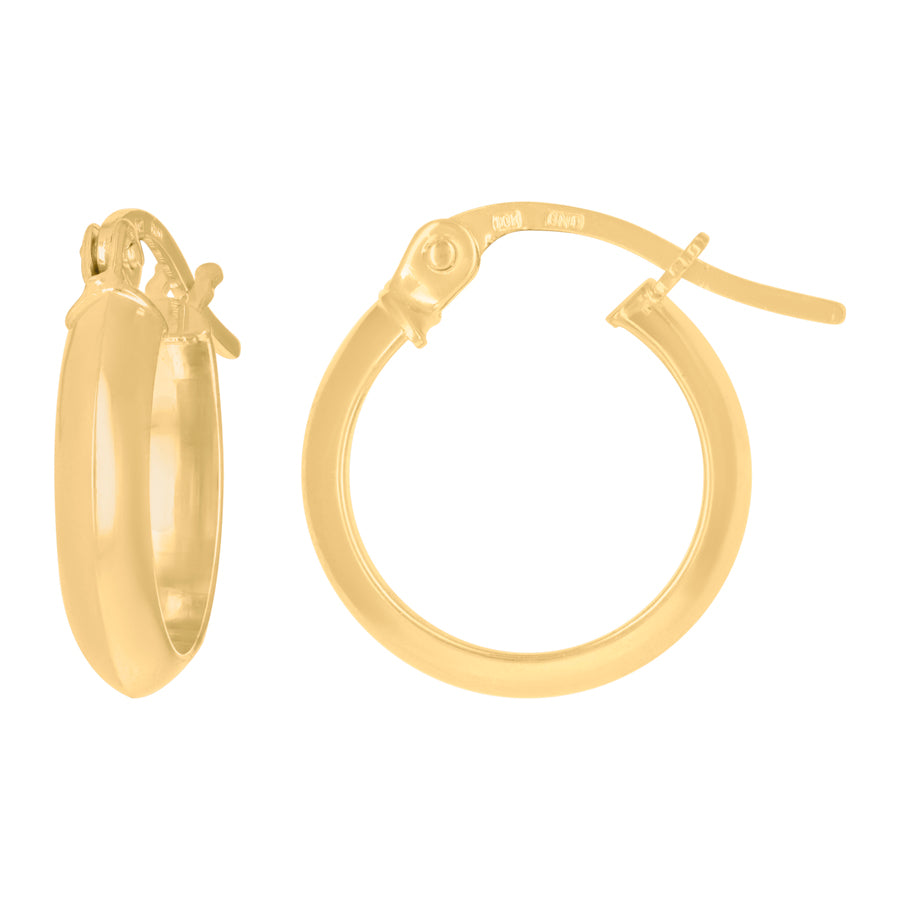 10Kt Gold Hoop Earrings