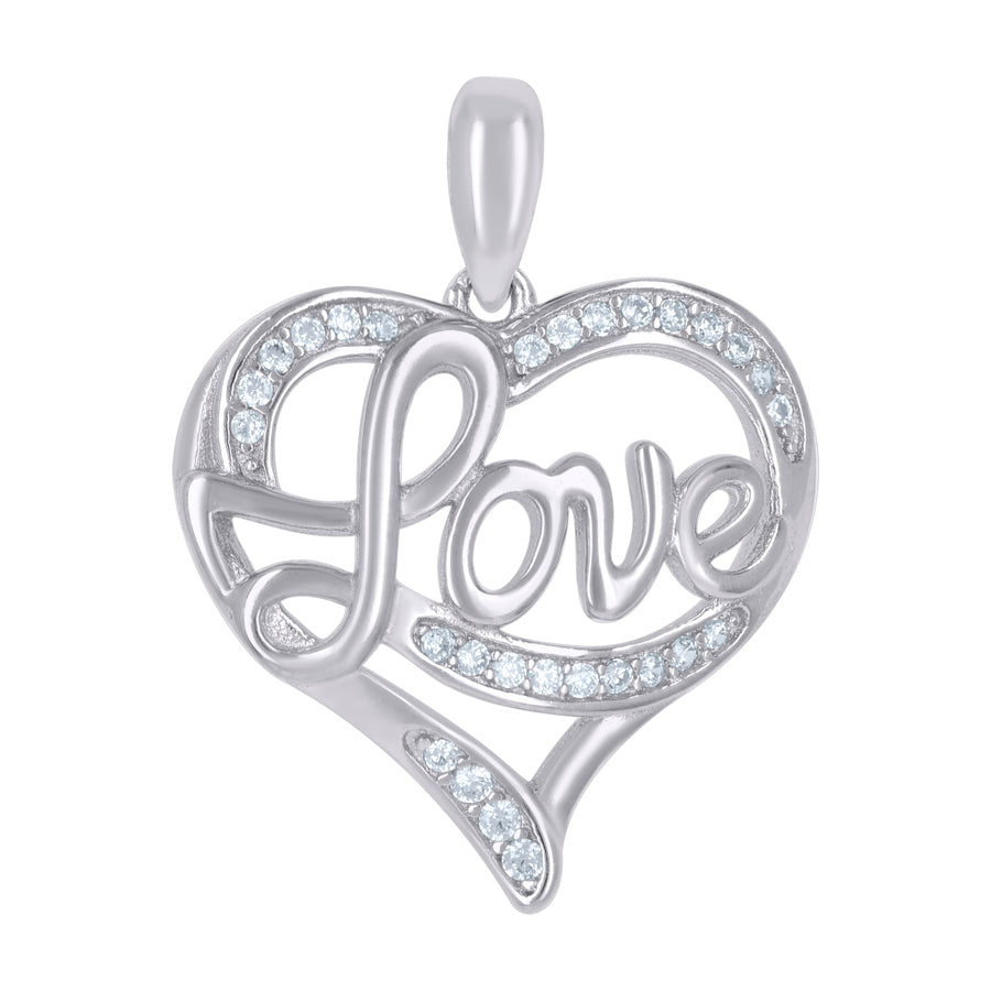 925 Sterling Silver Cz Pendant